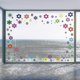 thumbnail image 3 of 96 Pieces Car Flowers Stickers 60's Hippie Theme Party Stickers Multicolored Daisy Stickers Vinyl Retro Flowers Decals Colorful Hippie Decals Flower W, 3 of 3