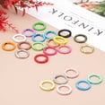 thumbnail image 4 of 1 in Spring O Ring, 50pcs O Ring Clip Keyring Clip Purse Clips Trigger Buckle Circle Metal Binder Snap Round for Handbags Straps Purse Shoulder Bag Hook Keychain, Bronze, 4 of 6