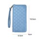 thumbnail image 2 of Laklulu Cartera con doble cremallera, cartera de doble capa de gran capacidad, 2 of 5