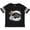 Football Black and White, variant on Easter He Has Risen with Cross and Flowers Boys or Girls Toddler T-Shirt