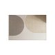 thumbnail image 2 of Alfombra de rayas beige, 60 x 40 cm, suave poliéster, para salón, dormitorio y balcón, antideslizante y cómoda, 1 pieza, 2 of 6
