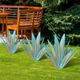 thumbnail image 5 of Kojanyu 25“ Metal Art Tequila Rustic Sculpture Garden Yard Sculpture Home Decor 9 Leaves, 5 of 6