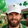 thumbnail image 5 of St. Patrick's Day Hat Adjustable Trucker Cap A Tini Bit Unisex Cap Irish Wineglass Shamrock Graphic Baseball Hat, 5 of 5