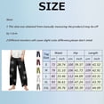 thumbnail image 3 of Sobgg25 Women Fashion Sunflower Print Irregular Loose Wide Leg Casual Pants, 3 of 4