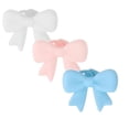 thumbnail image 2 of Lssam 3 Colors 3D Bow Headphone Earphone Decor, 3 pairs Silicone Cute Clip On Bows Accessory, Headphone Ornament Decorations for Women, 2 of 9