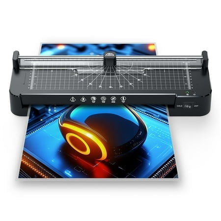 Laminator 13 Inch Wide With Laminating Sheets 50Pcs Hot And Cold Laminator Machine With Paper Trimmer Thermal Laminator 11X17 For A3 A4 A5 A6 With Corner Rounder For Home Office School Use