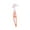 Orange, variant on 1PC Denture Brush - Double-Sided Toothbrush for Dentures, Easy Grip Ergonomic Handle, Nylon Bristles, 6.3 x 1.2 inches, Comfortable for Left and Right Hand Use, Tooth Cleaning Tool