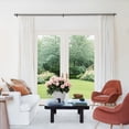 thumbnail image 3 of Jolicasa 1" Diameter Curtain Rod for Windows 66" to 120",Adjustable Modern Curtain Rods with Brackets,Easy to Install,Gunmetal Grey, 3 of 9