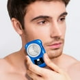 thumbnail image 1 of Afeitadora para hombres, tamaño de bolsillo, mini afeitadora portátil, para uso en seco y húmedo, recargable por USB, fácil de usar con un solo botón, apta para el hogar y el coche., 1 of 7