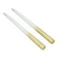 thumbnail image 3 of LED Candle Light, LED Taper Candles 2pcs  For Wedding For Birthday Party Half Spray Gold, 3 of 8