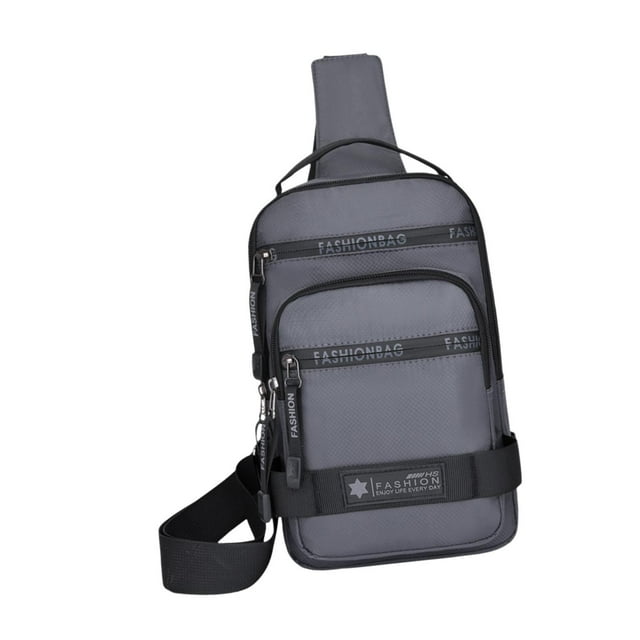 Bolso Bandolera Impermeable para Hombre Salvador Gris