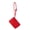 Red, variant on Necvior Velvet Card Case Compact Purse Coin Bag with Wrist Strap Functional Storage Space Saving Design Trendy Korean Aesthetic