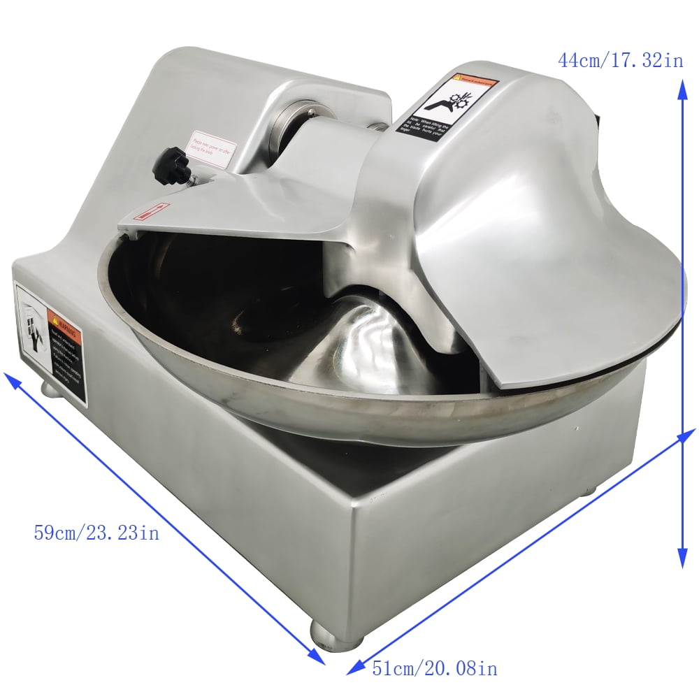 8L Meat Vegetable Food Processor Electric Meat Vegetable Grinder 110V