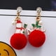 thumbnail image 2 of Pendientes de oreja de asimetría de árbol de Navidad de 2 piezas para mujeres, regalos de , pendientes, joyas Salvador Pendientes de aretes de Navidad, 2 of 10