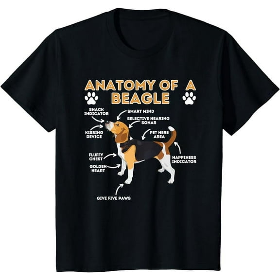 Anatomy Of A Beagle - Funny Beagle Dog Lover Pet Owner T-Shirt