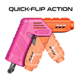 thumbnail image 3 of Dart Zone Max Solo Pro Manual Half-Length Foam Dart Blaster, 3 of 7