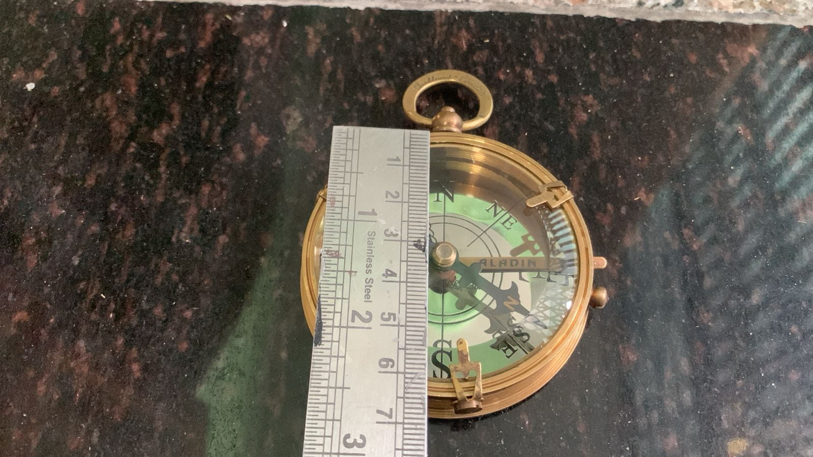 Maritime Treasures Instruments Brass Compass Engraved Gift for Son, Grandson, Daughter, Baptism, Confirmation Communion Godson Church Graduation Day-Isaiah41:31