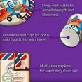 thumbnail image 5 of Airplane Travel Birthday Party Supplies Set Plates Napkins Cups Tableware Kit for 16, 5 of 7
