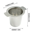 thumbnail image 3 of XYAIYT Stainless Steel Mesh Tea Infuser Strainer Multi Purpose Kitchen Tool with Lid Suit for Filtering Tea Coffee and Particles Easy to Clean High Density Long Lasting Design, 3 of 8