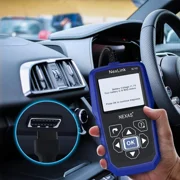 NEXAS Heavy Duty Truck OBD2 Scanner 2 in 1 Full System Diesel HD OBD Diagnostic Code Reader with Live Data Battery Monitor