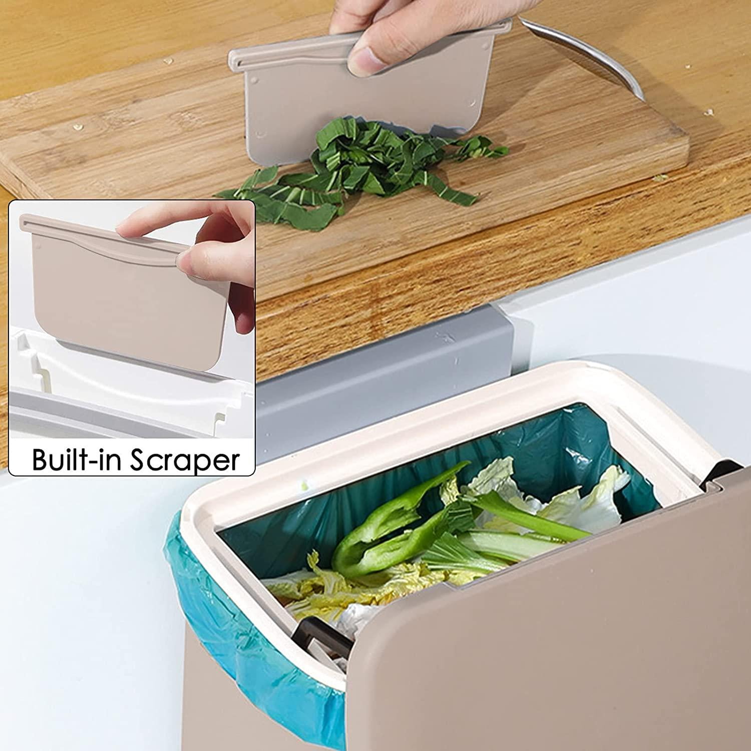 HANAMYA 2.4 Gallon Kitchen Compost Bin with Lid for Counter Top, Hanged and  Wall-mounted - On Sale - Bed Bath & Beyond - 38192547