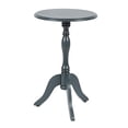 thumbnail image 3 of Decor Therapy Simplify Round Pedestal Accent Table, 24" x 15" x 15" - Antique Navy, 3 of 5
