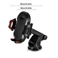thumbnail image 3 of AuroraX Adjustable Angle Height Phone Holder,Universal 360 Dashboard Suction Cup Mount Phone Holder for Car,Phone Stand for Car,Compatible with All Mobile Phones,Iphone,Red, 3 of 5
