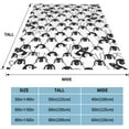 thumbnail image 5 of Penguin Throw Blankets for Girls Kids Warm Flannel Couch Sofa Bed Blanket 50''''x60'''', 50 in x 60 in, 5 of 6