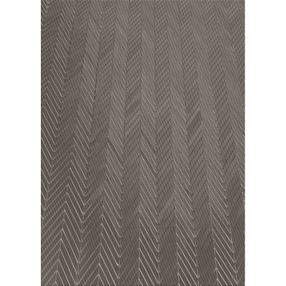 Ahgly Company Machine Washable Indoor Rectangle Transitional Mocha Brown Area Rugs, 2' x 3'