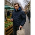 thumbnail image 3 of Rokka&Rolla Men's Light Puffer Jacket Coat, up to 2XL, 3 of 12