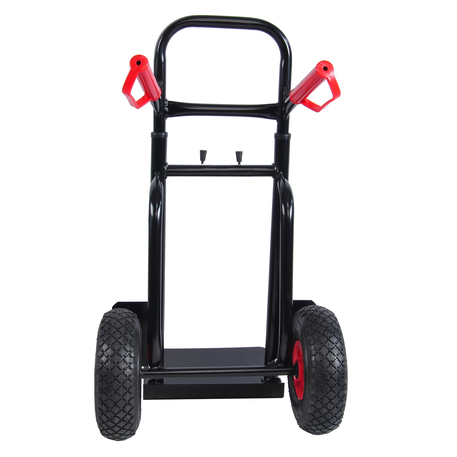 Hand Truck Dolly 2 Wheel Dolly Cart And 4 Wheel Push Cart With Swivel Wheels 330 LBS Capacity Heavy-Duty Luggage Trolley Cart For Moving Warehouse Garden Grocery
