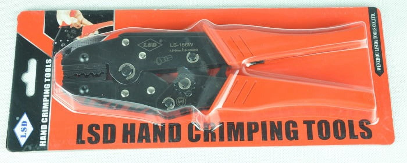 Manual Crimping Pliers,16-10awg Crimping Tool for Non-insulated 1.5-6mm² Terminal and Connector ,Durability That Lasts