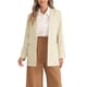 thumbnail image 1 of BLAZERS CASUALES INSPIRADORES CHIC PARA MUJERES, CHAQUETAS DE OFICINA DE MANGA LARGA Y FRONTAL ABIERTO, TRAJE DE BLAZER CON 3 BOLSILLOS, BEIGE, 1 of 6
