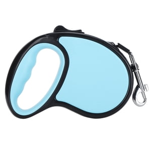 2 Couleurs Colliers de chien réfléchissants, douce confortable laisse de chien rétractable AntiSlip Poignée pour chien (2 Tailles) [5m-blue]