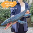 thumbnail image 2 of Simulation Dinosaur Toy 75cm Soft Rubber Mosasaurus Model With Sound And Cotton Stuffed For Kids, 2 of 6