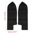 thumbnail image 4 of 1 Par Cubierta Reposa-brazos Paneles Puerta Delantera Coche Cuero Sintético Negro, 4 of 7