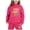 Hot Pink, variant on Kids Girls Sweatsuits 2 Piece Set Rainbow Letter Hoodies and Sweatpants Sets Trendy Jogging Workout Sweat Suits Casual Outfits Set 12-13 Years