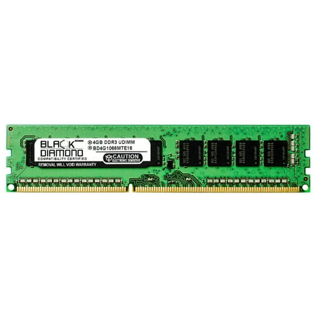 4GB Memory RAM for ASRock Motherboards 990FX Extreme4 240pin PC3-8500 1066MHz DDR3 ECC UDIMM Black Diamond Memroy Module