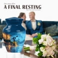 thumbnail image 4 of JAGASY Telescope Urns for Human Ashes for Women, Blue Small Urn for Ashes Adult Male, Rainy Sky Decorative Urns for Couple, House Keepsake Cremation Urn for Mom & Dad, (3 Inch), 4 of 7