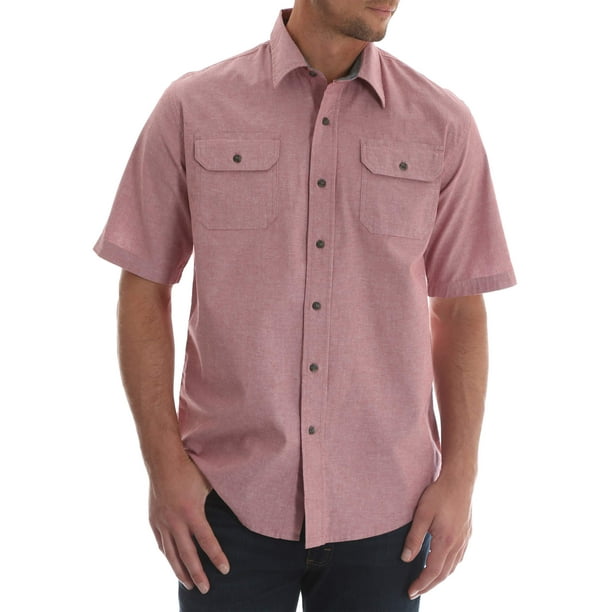 Big Men's Short Sleeve Woven Shirt - Walmart.com