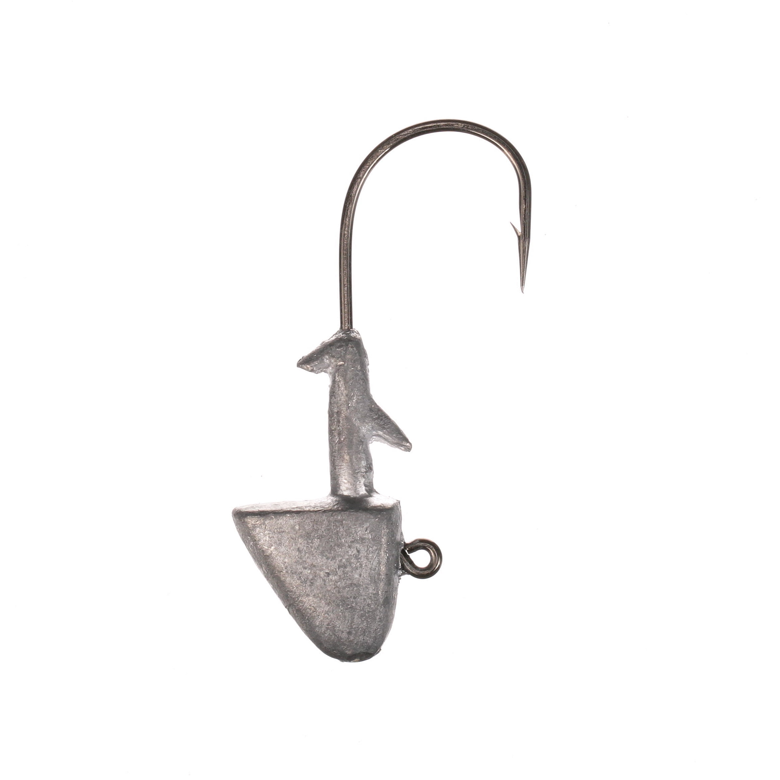 Kalins Freshwater Ultimate Swim Bait Soft Plastic Fishing Jig, Nickel, 1 oz, 3pk, Lake