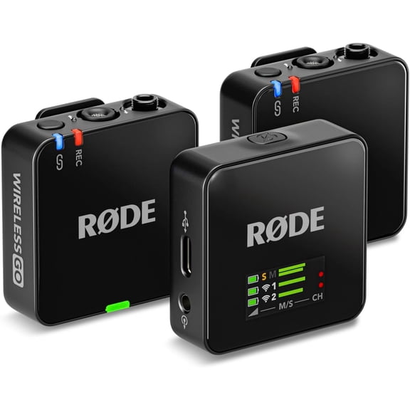 Rode Wireless GO GEN 3 Compact Microphone System, Black