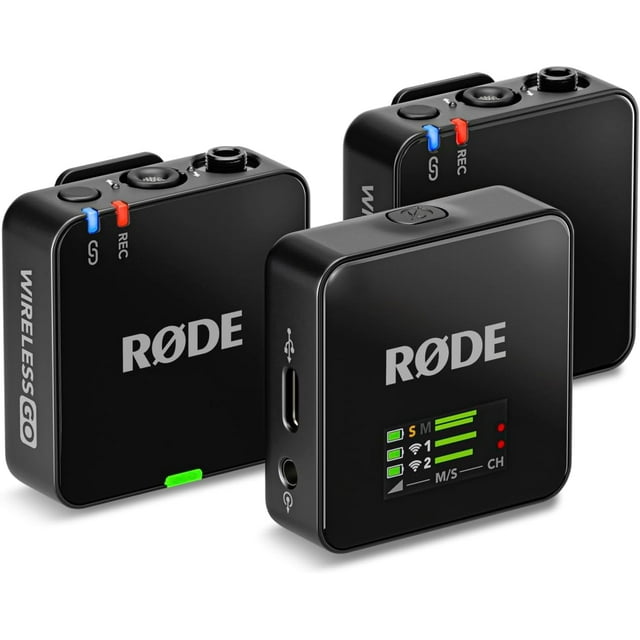 RØDE Wireless GO III (Gen 3) - Microphone Sans Fil Compact - Audio Immaculé, Enregistrement Flottant 32 Bits, Contrôle Automatique du Niveau, pour Téléphones, Appareils Photo et Ordinateurs