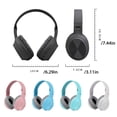 thumbnail image 4 of Cateissary Auriculares Over Ear Bluedio Auriculares Estéreo inalámbrico Reducción de ruido de graves Juego de audio portátil para soporte de Cables de audio/vídeo Verde, 4 of 6