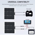 thumbnail image 4 of Flexible solar panel 50W 12V Monocrystalline Module Fiberglass Lightweight Charge for RV Trailer Boat Cabin Van Car Uneven Surfac, 4 of 7
