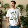 thumbnail image 5 of Lucky Duck St Patrick&rsquo;s Day Shamrock T-Shirt, Cute Clover Tee, 5 of 6