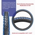 thumbnail image 3 of Llanta para bicicleta Nyco R24 x2.125 doble linea azul negro, 3 of 4