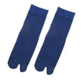 thumbnail image 1 of TISHITA Elastic Cotton Tabi Socks 2 Toe Socks Flip-Flops Socks Unisex Blue, 1 of 8