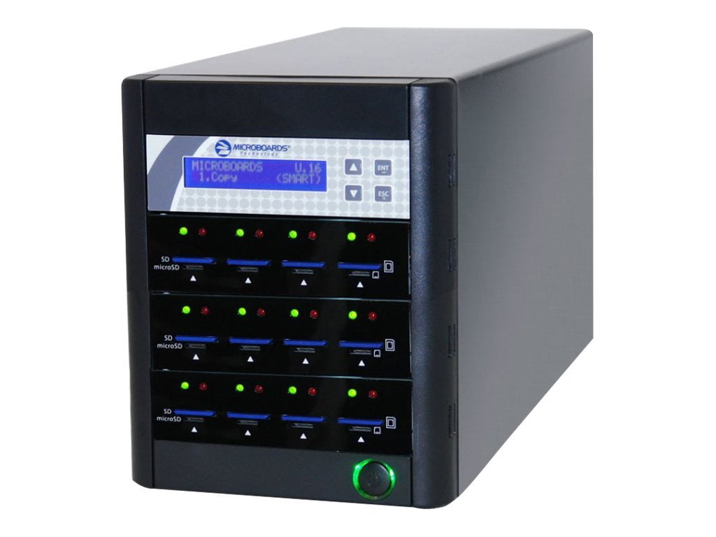 Microboards CopyWriter SD/MicroSD Card Duplicator - Flash memory card  duplicator - 11 bays - Walmart.com