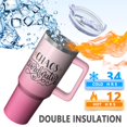thumbnail image 3 of Insulated Chaos Coordinator Gift: 40oz Tumbler with Handle, Stainless Steel Coffee Cup, Funny Present for Women Boss Coworker Teacher Nurse Mom, 3 of 5